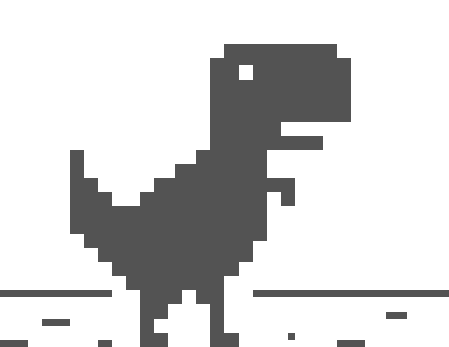 Offline T-Rex Graphic